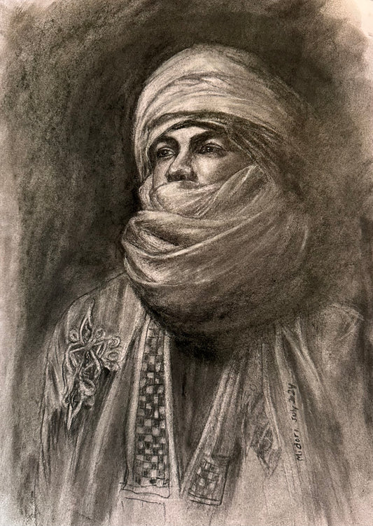 A Berber man in Merzouga desert